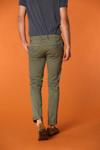 Milano Essential pantalone chino uomo in twill di cotone pima stretch extra slim fit