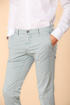 Milano Essential Pantalon chino homme en coton pima twill stretch extra slim fit