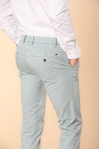 Milano Essential Pantalon chino homme en coton pima twill stretch extra slim fit
