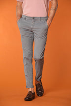 Milano Essential Pantalon chino homme en coton pima twill stretch extra slim fit 