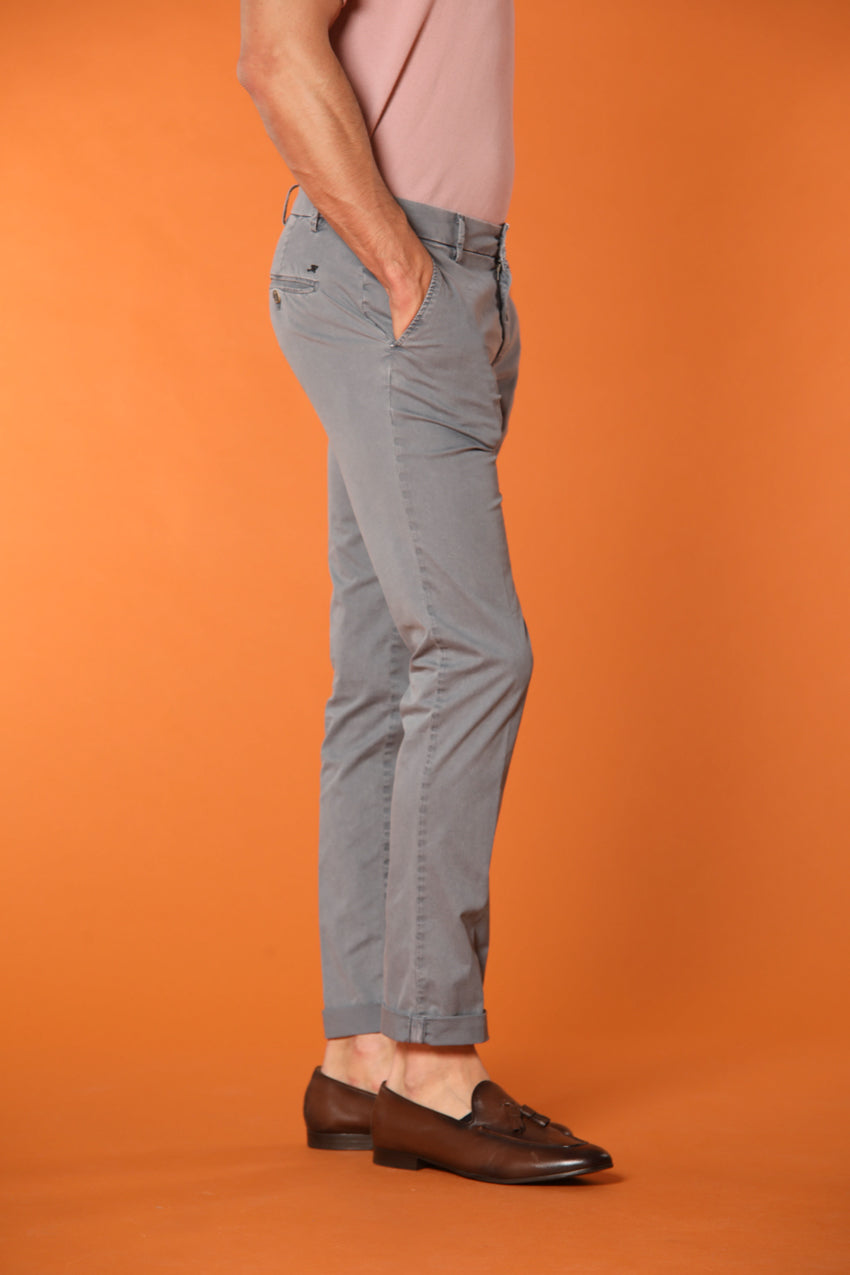 Milano Essential Pantalon chino homme en coton pima twill stretch extra slim fit 