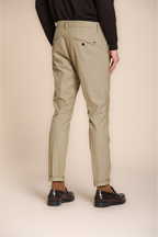 Osaka men's chino pants in cotton wool carrot fit