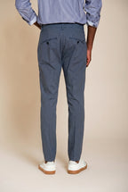 Osaka pantalon chino homme en fines rayures tennis carrot fit