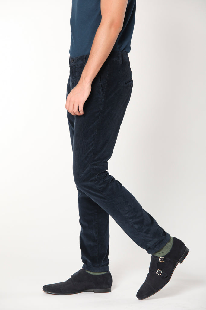 Osaka Style pantalon chino homme en velours à rayures 500 coupe carrot