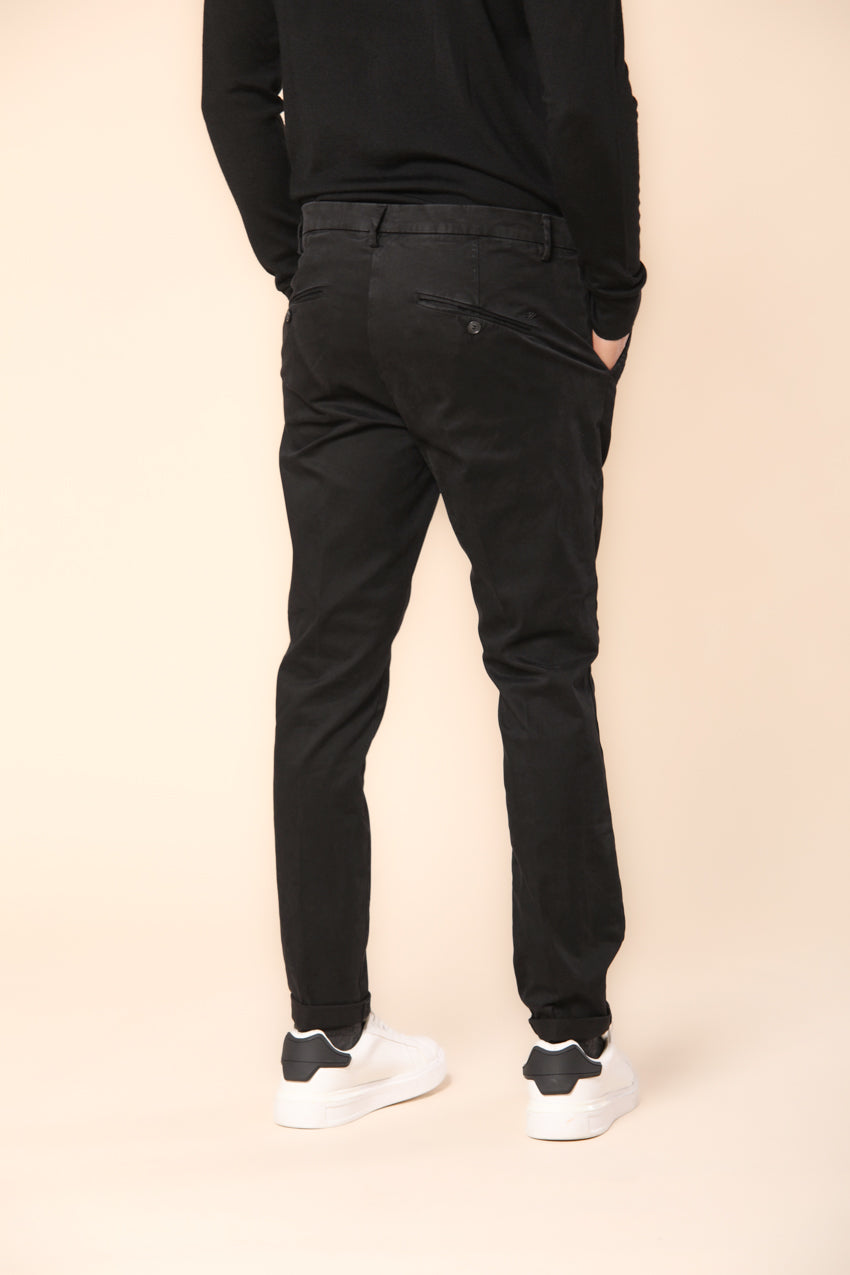 Osaka pantalon chino homme en coton modal stretch coupe carott