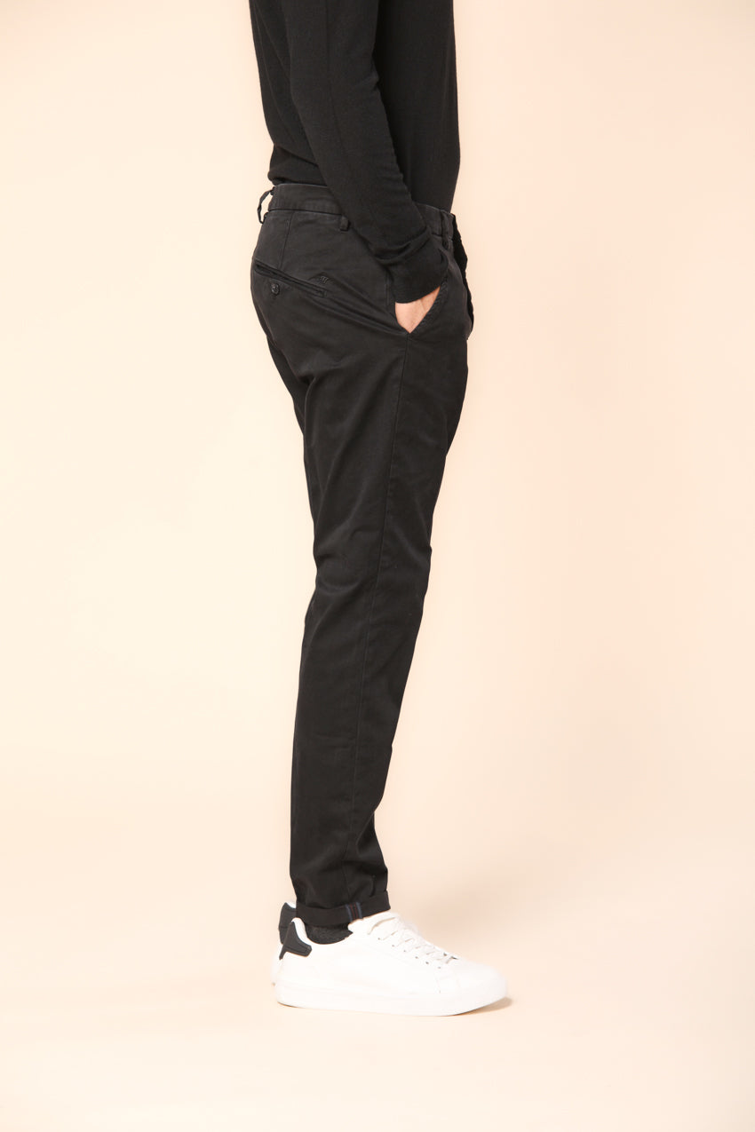 Osaka pantalon chino homme en coton modal stretch coupe carott