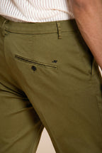 Osaka Herren Chinohose aus feiner Baumwoll- und Lyocell-Trikotgewebe carrot fit