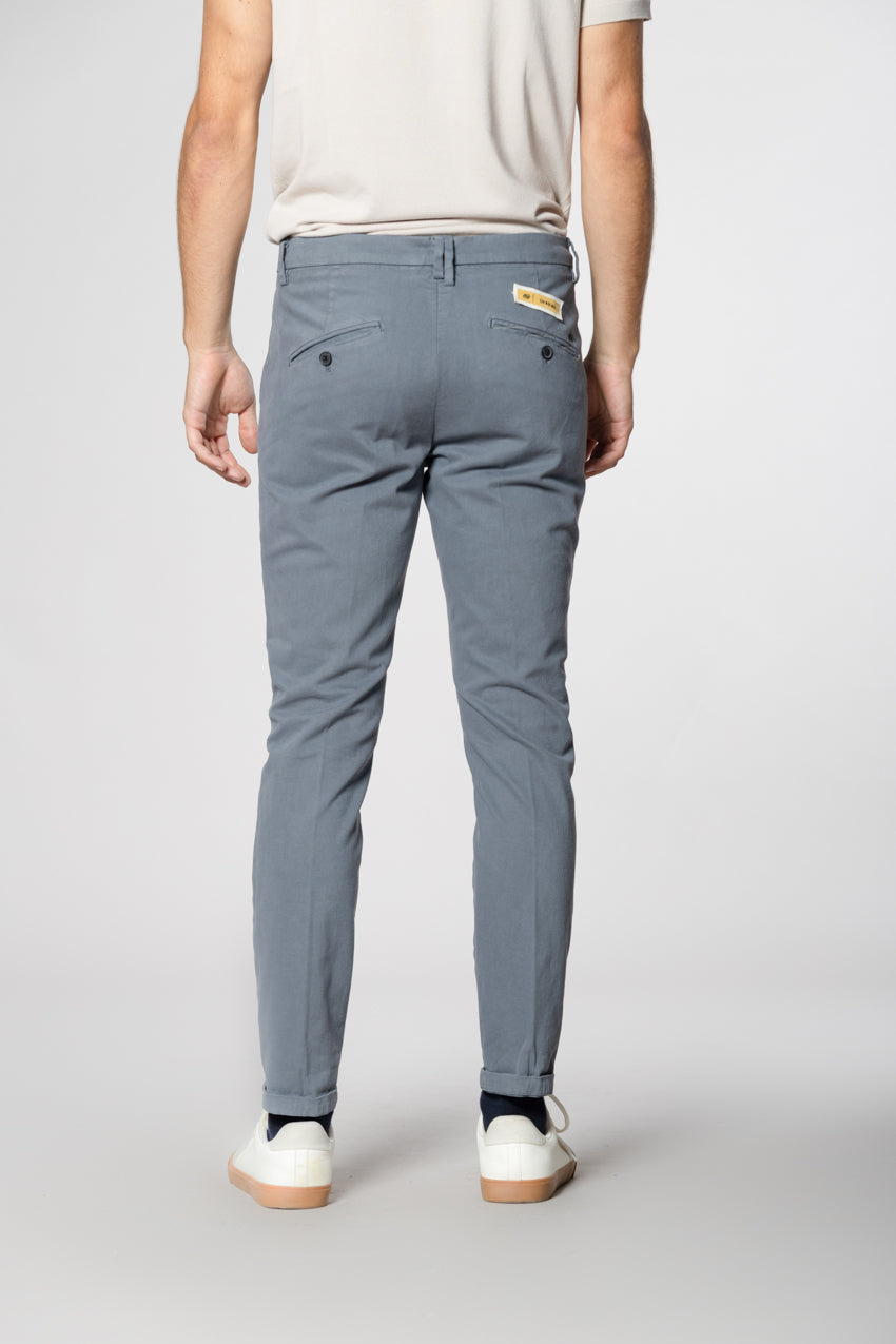 Osaka 1 Pinces men's chino pants in cotton wool carrot fit