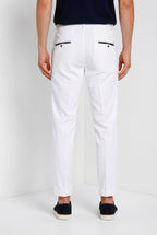 Torino Summer pantalone chino uomo in twill di cotone e lyocell slim fit