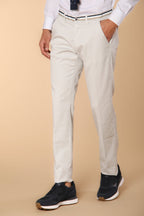 Torino Summer pantalone chino uomo in twill di cotone e lyocell slim fit