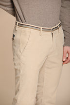 Foto 2 Torino Winter pantalone chino uomo in velluto 1000 righe slim fit