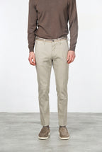 Torino Winter-Chino-Hose für Herren in Gabardine Stretch Slim Fit