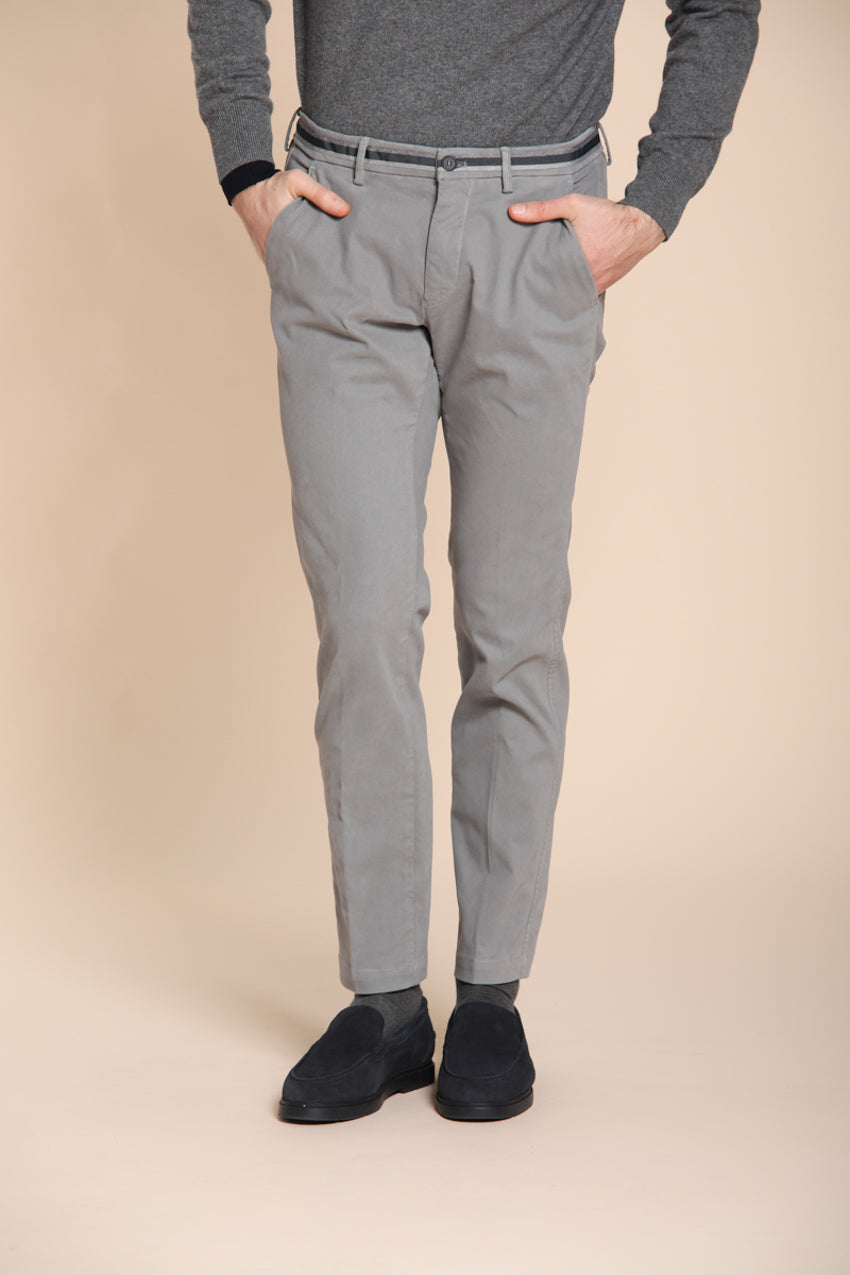 Torino Winter pantalon chino homme en gabardine stretch slim fit