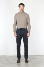Torino Winter Chinohose für Herren aus Stretch-Gabardine, Slim Fit