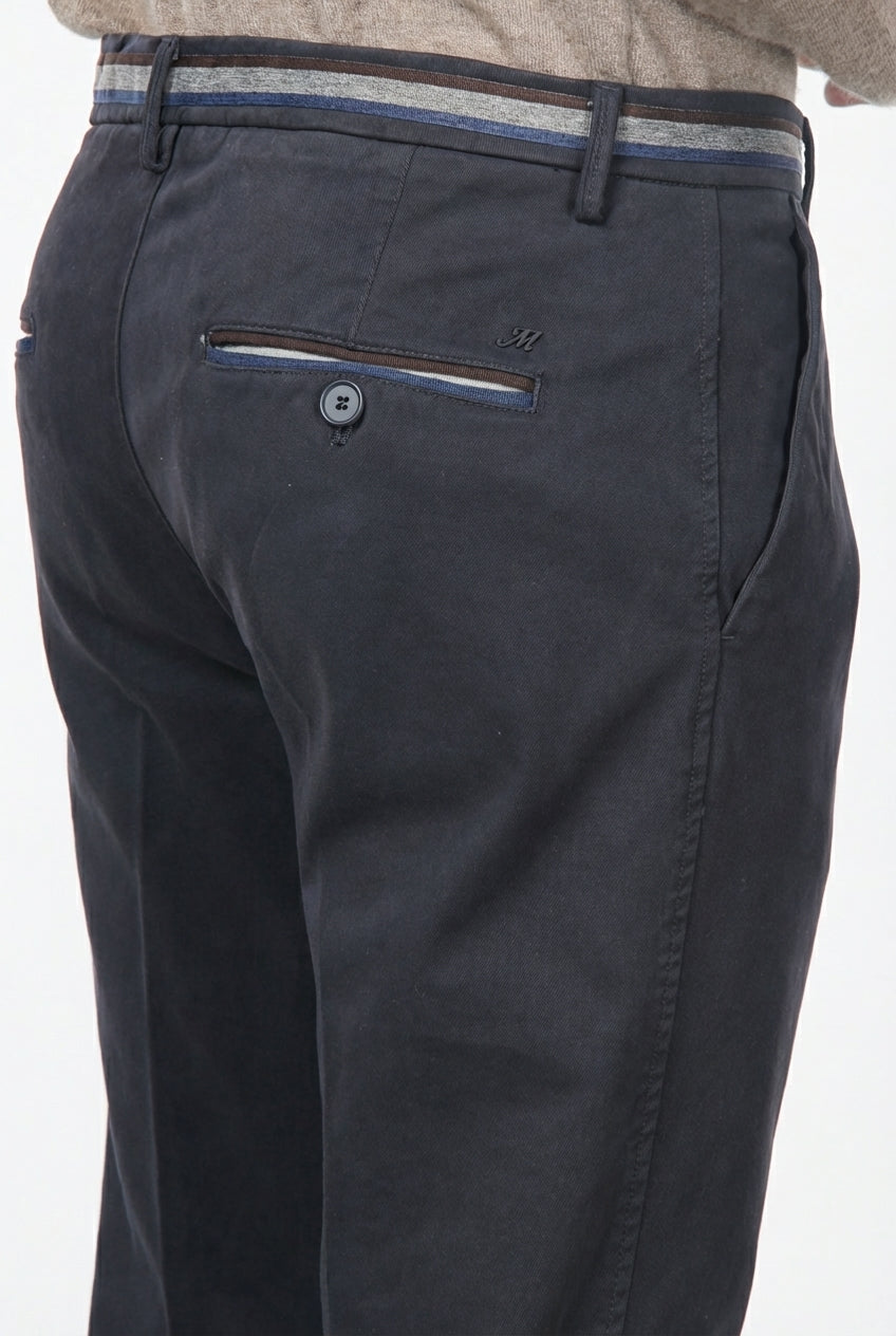 Torino Winter Chinohose für Herren aus Stretch-Gabardine, Slim Fit