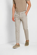 Torino Elegance men's chino pants in fine cotton and lyocell tricot slim fit