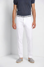 Torino Elegance men's chino pants in fine cotton and lyocell tricotina slim fit