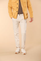Torino pantalon chino homme en coton cover teint en fil Slim fit