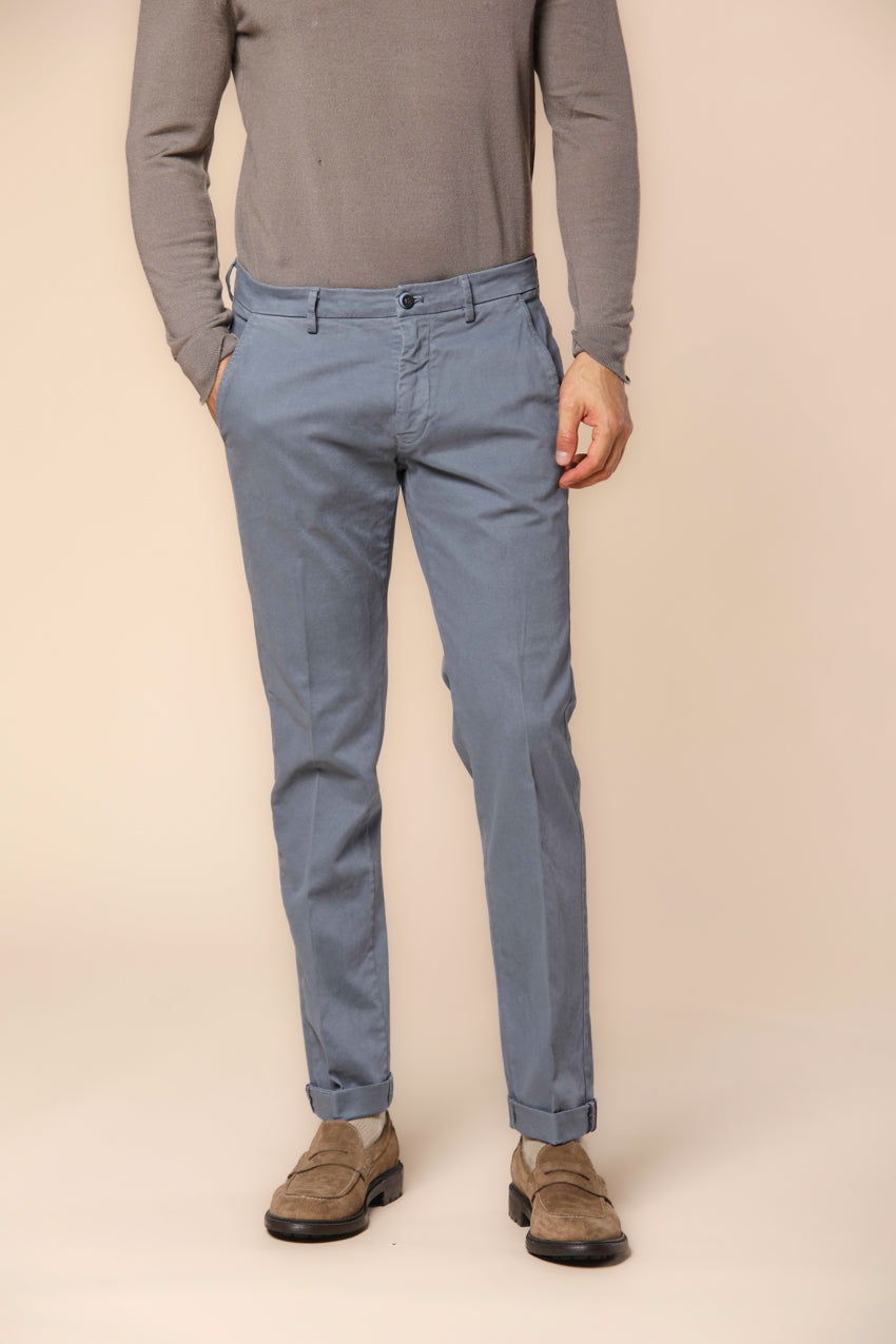 Torino Herren Chino Hose aus Gabardine  Slim Fit  ①.