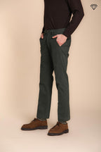 Foto 3 Torino pantalone chino uomo in gabardina slim fit ①