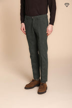 Foto 5 Torino pantalone chino uomo in gabardina slim fit ①