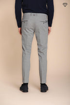 Foto 5 Torino pantalone chino uomo in gabardina slim fit ①