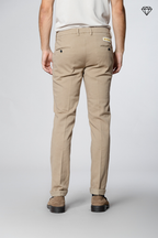 Torino men's chino pants in cotton cashmere slim fit ①