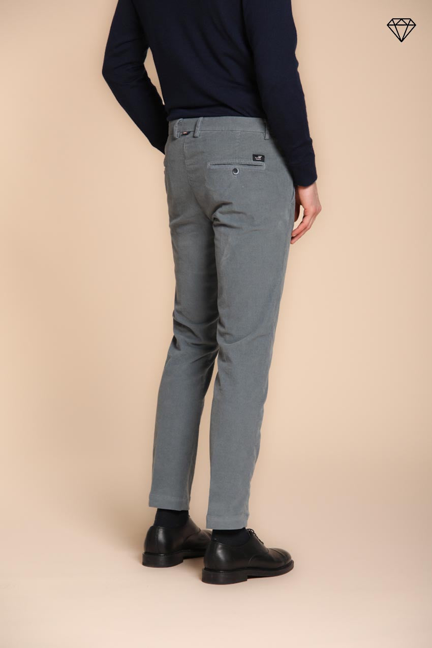 Foto 4 Torino pantalone chino uomo in velluto 1500 righe slim fit  ①