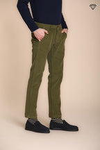 Foto 3 Torino pantalone chino uomo in velluto 1500 righe slim fit  ①
