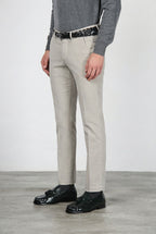 Torino men’s chino pants in 1000-wale corduroy, slim fit ①
