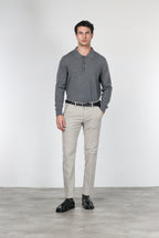 Torino men’s chino pants in 1000-wale corduroy, slim fit ①