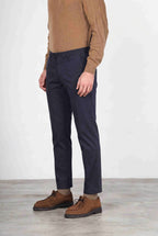 Torino Flex men’s chino pants in satin, slim fit ①