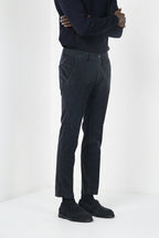 Torino pantalone chino uomo in velluto 1000 righe slim fit ①