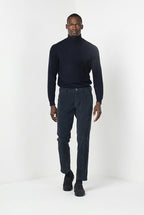Torino pantalone chino uomo in velluto 1000 righe slim fit ①