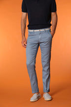 Torino Oxford pantalone chino uomo in twill di lino e cotone slim fit
