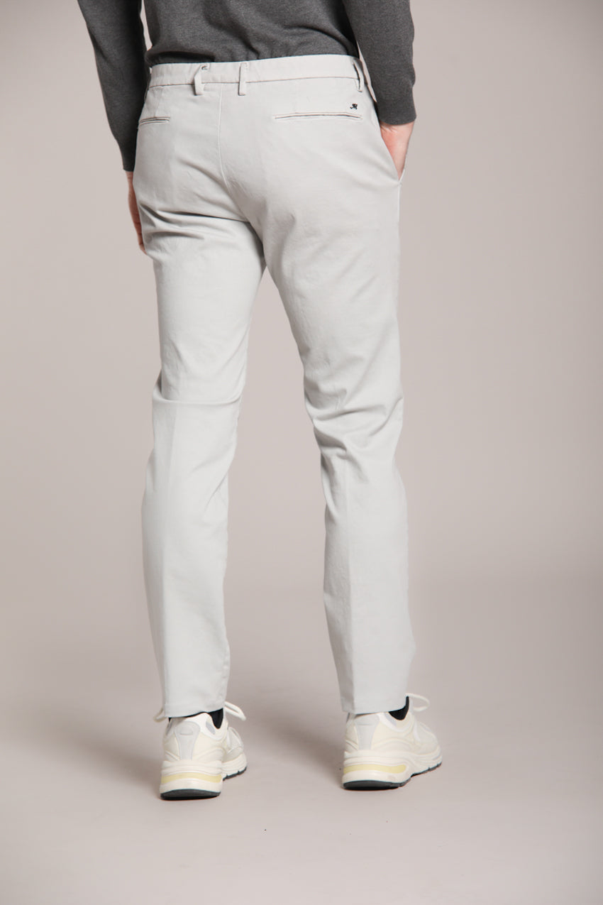 Torino Flex pantalone chino uomo in raso slim fit