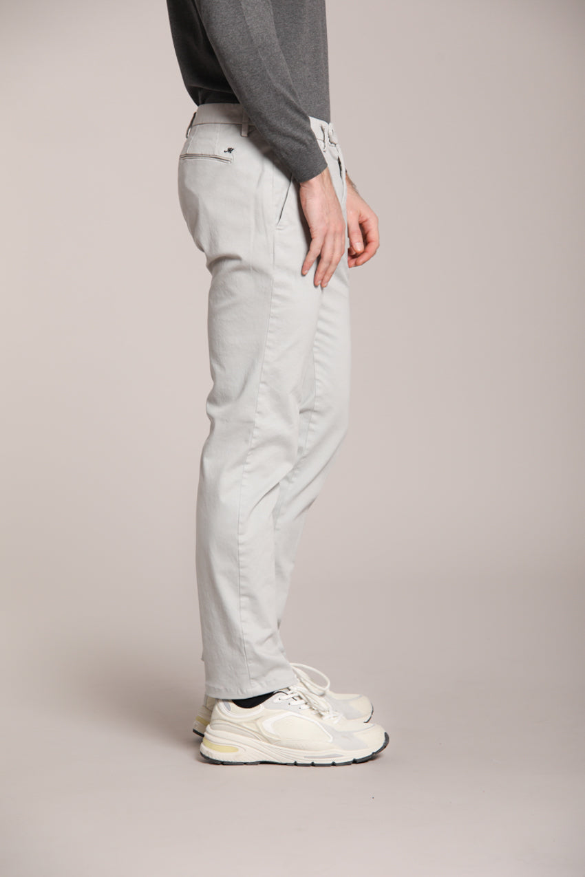 Torino Flex pantalone chino uomo in raso slim fit