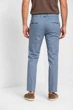 Torino Flex men's chino pants in stretch gabardine slim fit ①