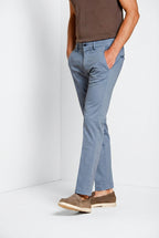 Torino Flex men's chino pants in stretch gabardine slim fit ①