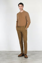 Torino Flex Chinohose für Herren aus Satin, Slim Fit ①