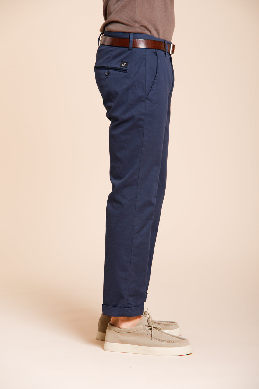 Torino Flex pantalon chino homme en gabardine stretch slim fit ①