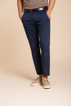 Torino Flex men's chino pants in stretch gabardine slim fit ①