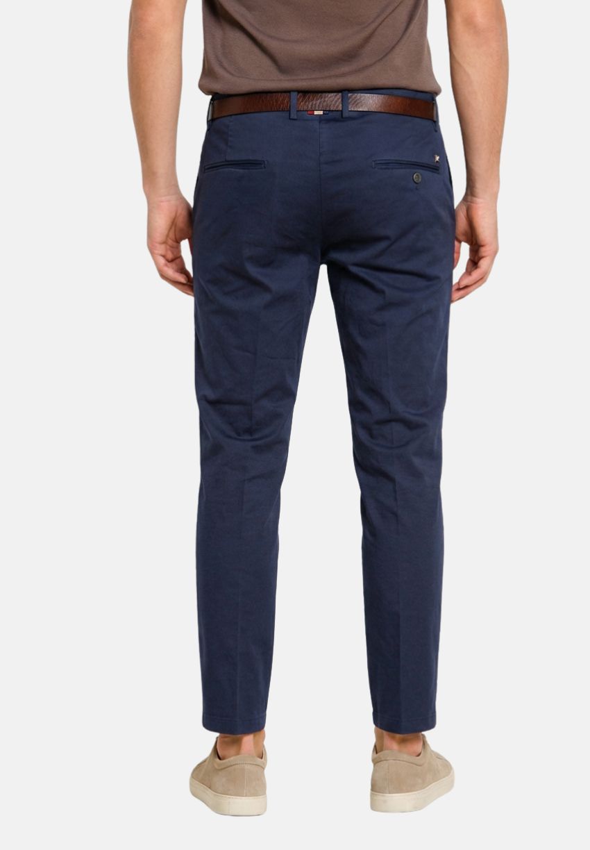 Torino Flex men's chino pants in stretch gabardine slim fit ①