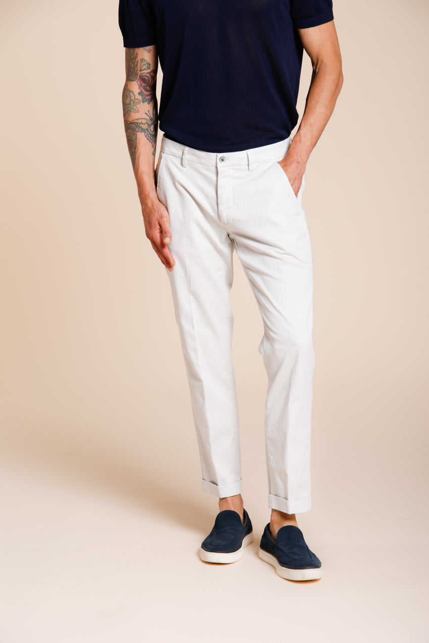 Torino Flex Hose Chino Herren aus Stretch-Gabardine slim fit ①