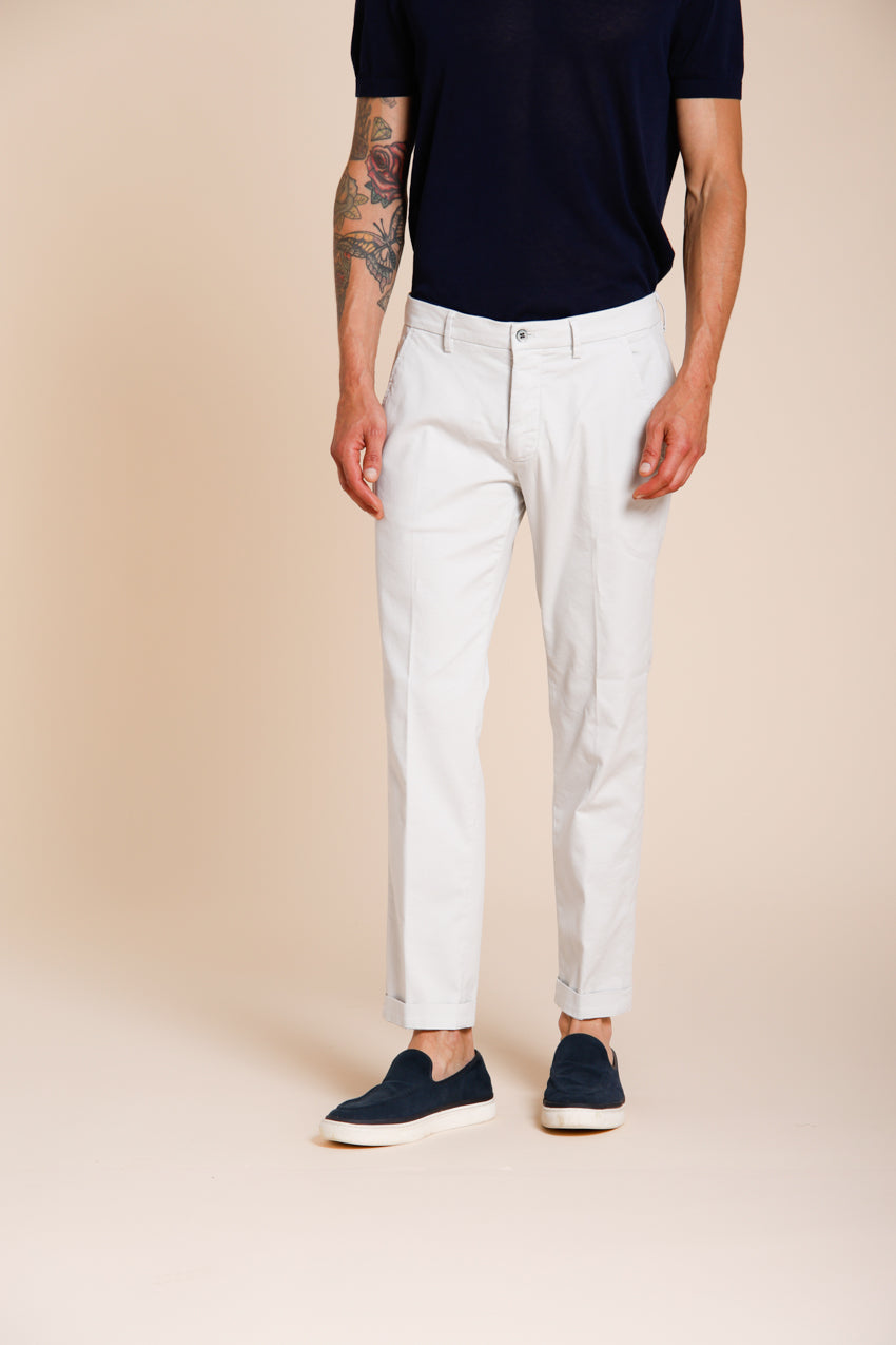 Torino Flex Hose Chino Herren aus Stretch-Gabardine slim fit ①