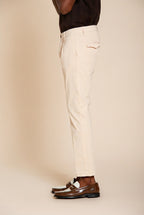 Torino 1 Pinces Flex men's chino pants in super stretch gabardine slim fit