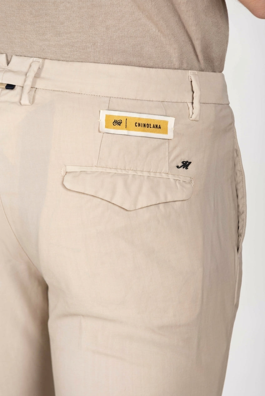 Torino City pantalone chino uomo in twill lana slim fit
