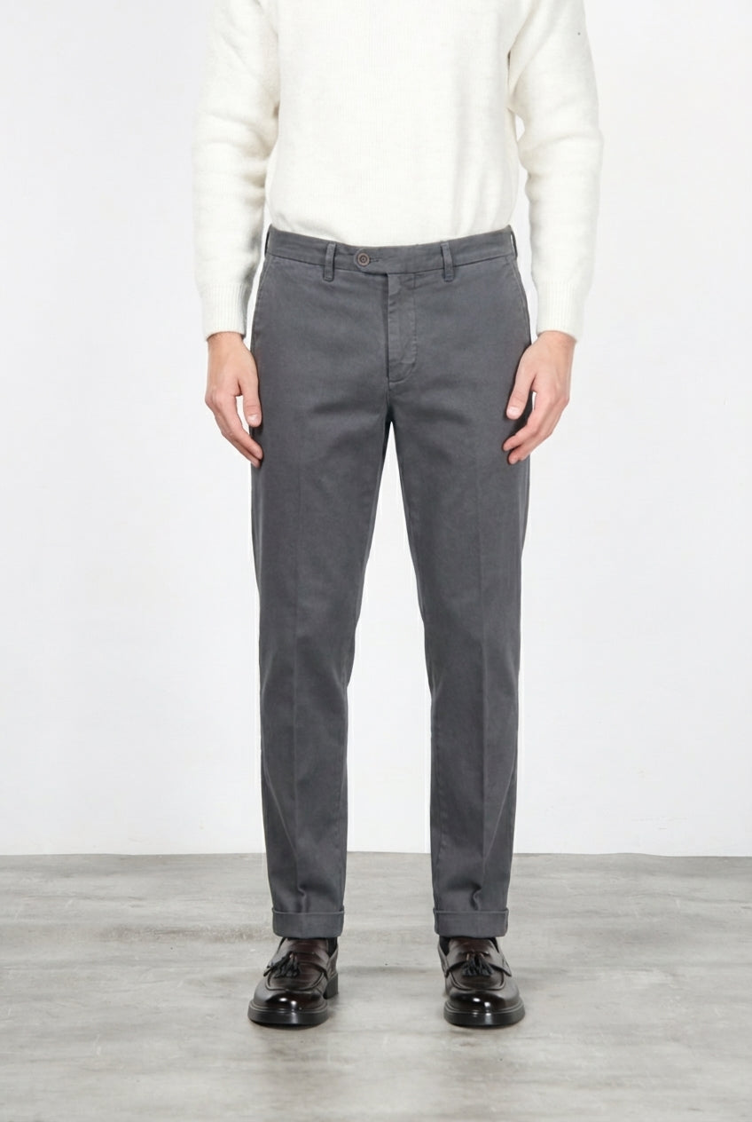 Square Work Chinohose für Herren aus Stretch-Bull mit relaxed fit