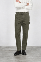 Square Work pantalone chino uomo in bull stretch relaxed fit