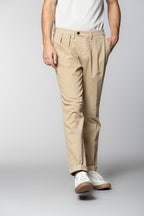 Boston 2 Pinces men's chino pants in tricot relaxed fit
